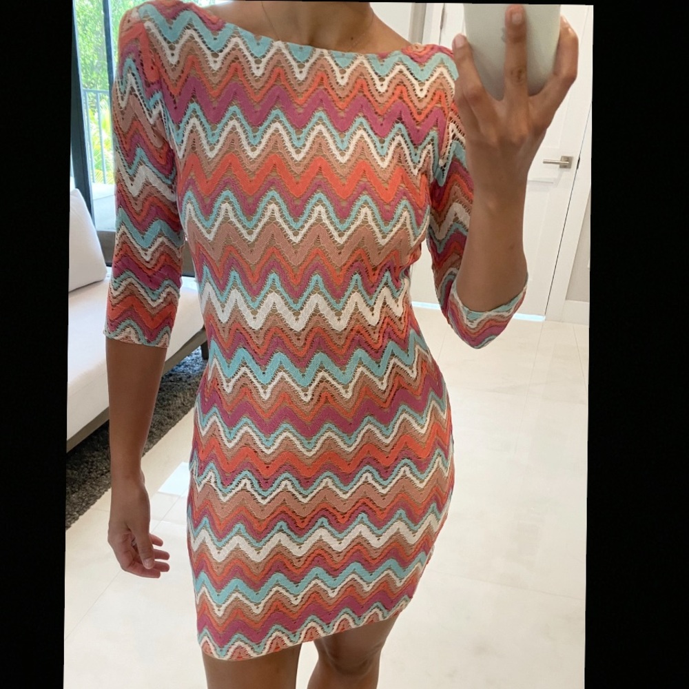 Colorfull bodycon dress